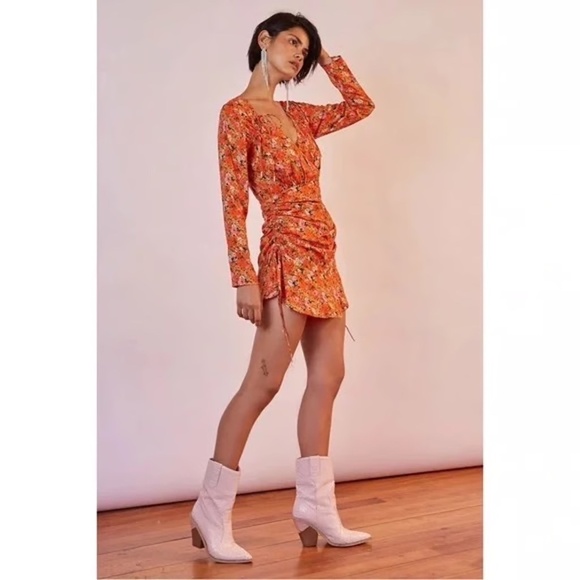 FINDERS KEEPERS Floral Bloom Mini Dress Garden Party - Picture 3 of 12